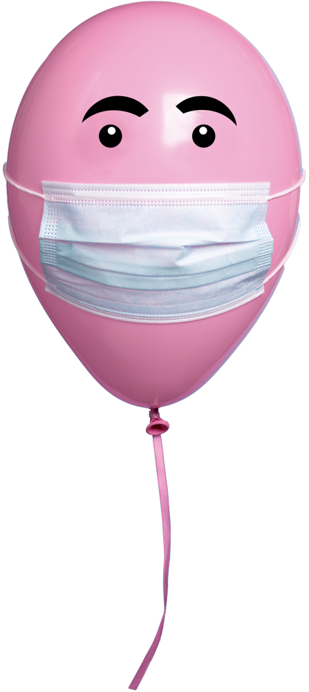 Globo mascarilla Fiestas 2021 web
