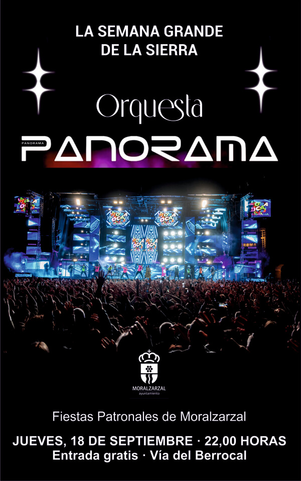 La Orquesta Panorama actúa en las Fiestas de Moralzarzal de 2025